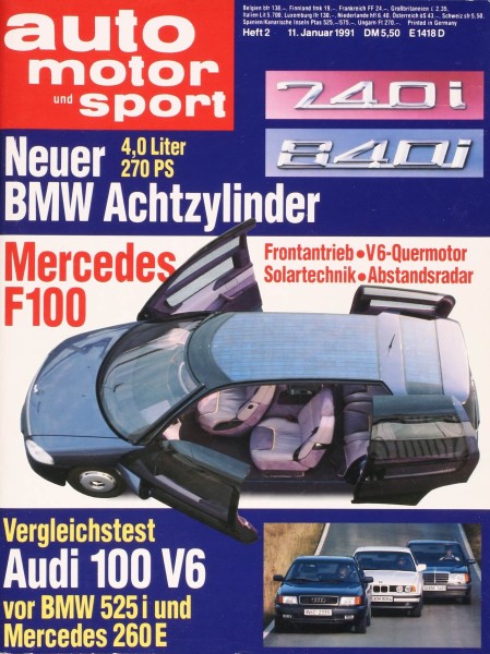 Auto Motor Sport, 11.01.1991 bis 24.01.1991