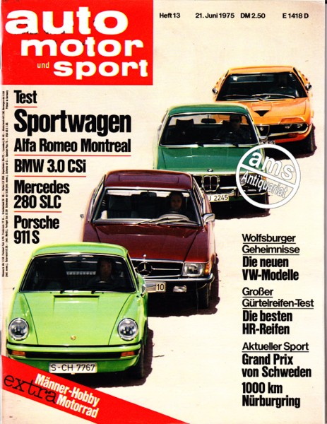 Auto Motor Sport, 21.06.1975 bis 04.07.1975