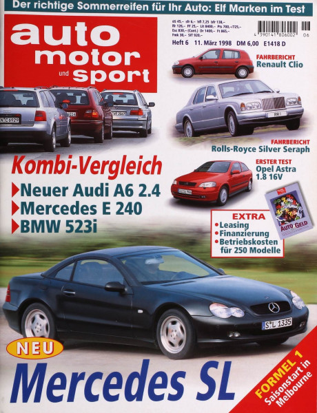 Auto Motor Sport, 11.03.1998 bis 24.03.1998
