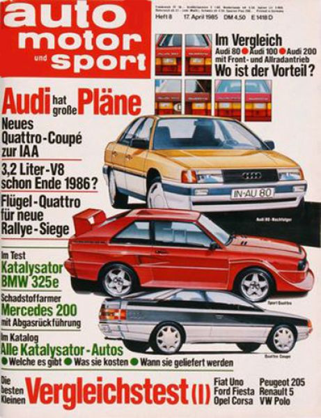 Auto Motor Sport, 17.04.1985 bis 30.04.1985