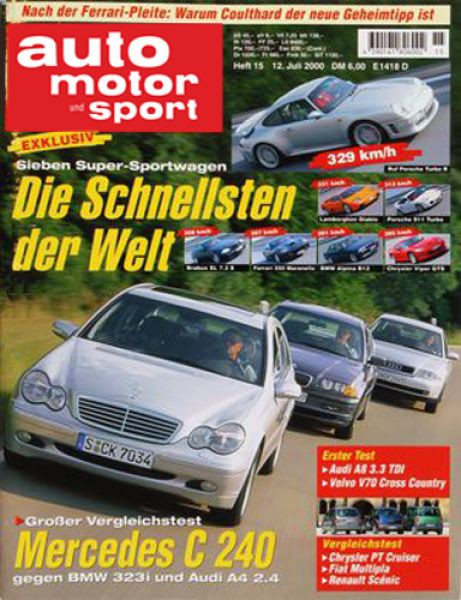 Auto Motor Sport, 12.07.2000 bis 25.07.2000