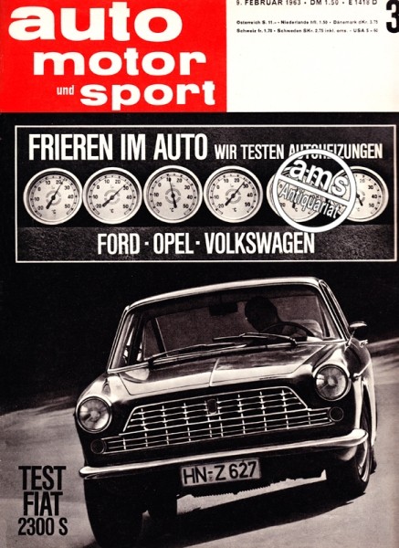 Auto Motor Sport, 09.02.1963 bis 22.02.1963