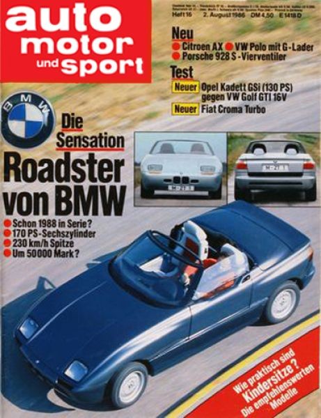 Auto Motor Sport, 02.08.1986 bis 15.08.1986