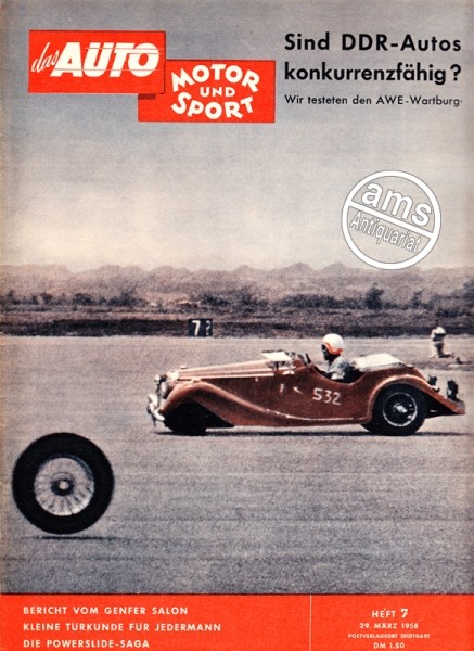 Auto Motor Sport, 29.03.1958 bis 11.04.1958