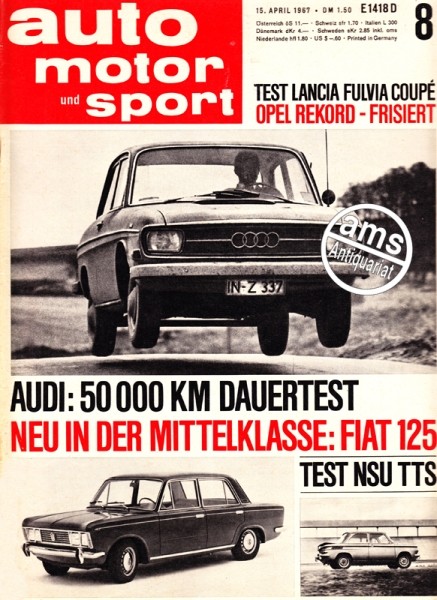 Auto Motor Sport, 15.04.1967 bis 28.04.1967
