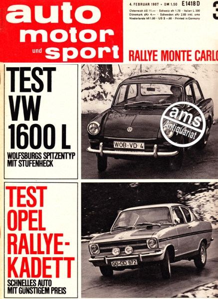 Auto Motor Sport, 04.02.1967 bis 17.02.1967