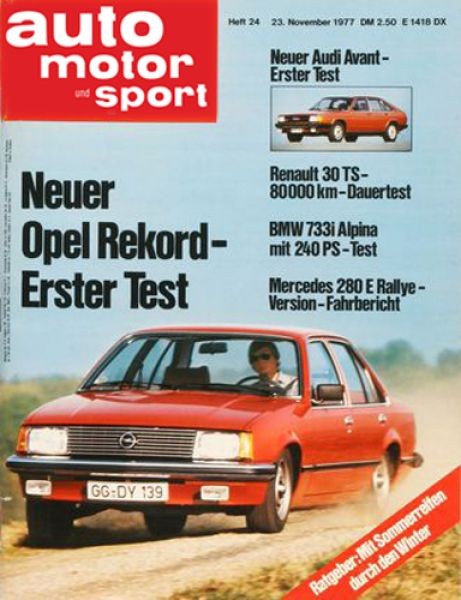 Auto Motor Sport, 23.11.1977 bis 06.12.1977