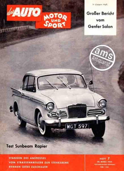 Auto Motor Sport, 28.03.1959 bis 10.04.1959
