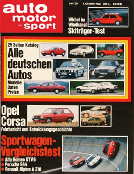 Auto Motor Sport, 06.10.1982 bis 19.10.1982