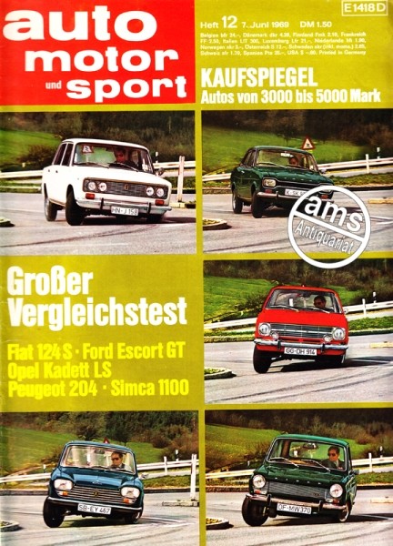Auto Motor Sport, 07.06.1969 bis 20.06.1969