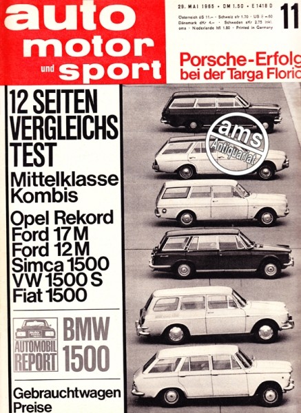 Auto Motor Sport, 29.05.1965 bis 11.06.1965