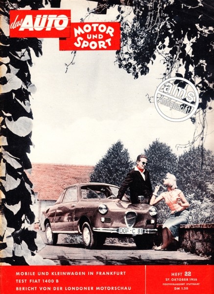 Auto Motor Sport, 27.10.1956 bis 10.11.1956