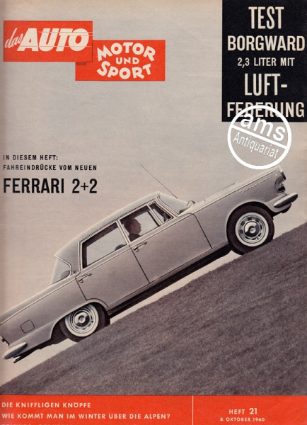 Auto Motor Sport, 08.10.1960 bis 21.10.1960