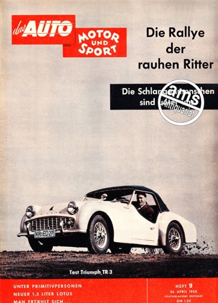 Auto Motor Sport, 26.04.1958 bis 09.05.1958