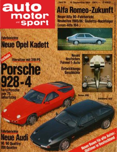 Auto Motor Sport, 19.09.1984 bis 02.10.1984