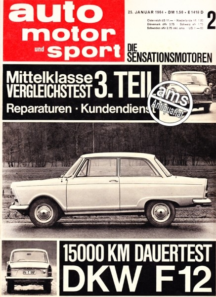Auto Motor Sport, 25.01.1964 bis 07.02.1964