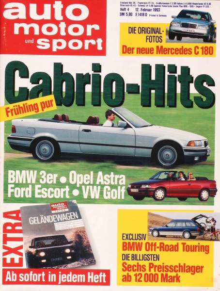 Auto Motor Sport, 12.02.1993 bis 25.02.1993
