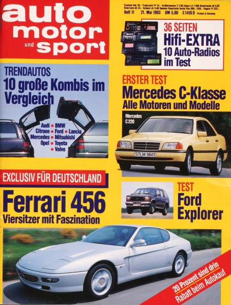 Auto Motor Sport, 21.05.1993 bis 03.06.1993