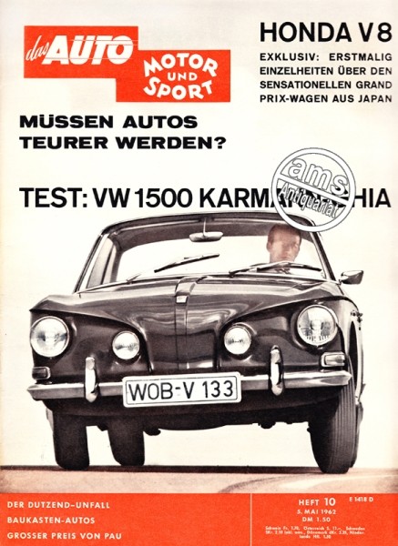 Auto Motor Sport, 05.05.1962 bis 18.05.1962