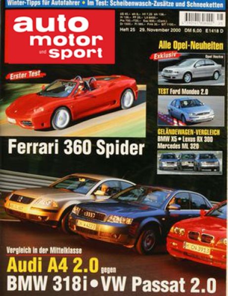 Auto Motor Sport, 29.11.2000 bis 12.12.2000