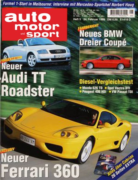 Auto Motor Sport, 24.02.1999 bis 09.03.1999