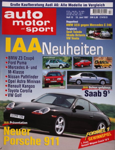 Auto Motor Sport, 13.06.1997 bis 26.06.1997