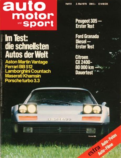 Auto Motor Sport, 02.05.1978 bis 15.05.1978