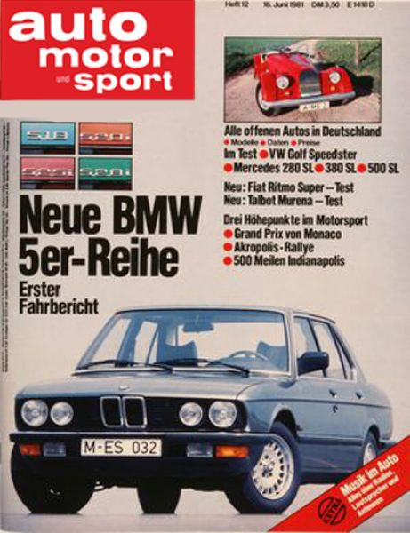 Auto Motor Sport, 16.06.1981 bis 29.06.1981