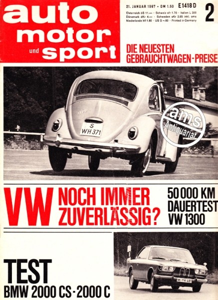 Auto Motor Sport, 21.01.1967 bis 03.02.1967