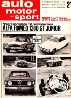 Original Auto Zeitung 15. Oktober 1966 bis 28. Oktober 1966,  Alfa Romeo, Mercedes und Formel V im Rampenlicht