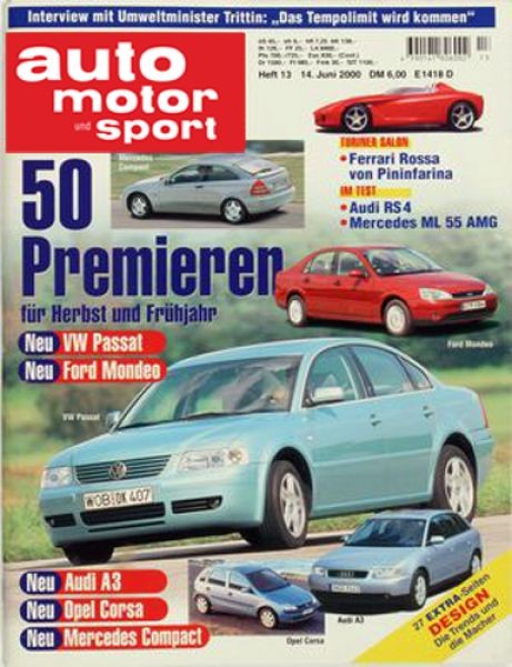 Auto Motor Sport, 14.06.2000 bis 27.06.2000