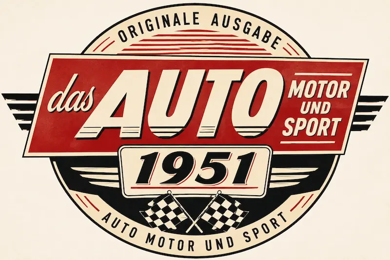 Das Auto Motor und Sport 1951 Logo
