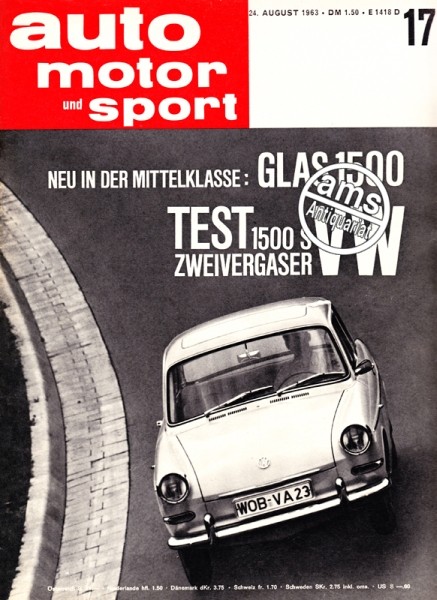 Auto Motor Sport, 24.08.1963 bis 06.09.1963