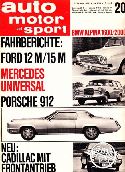 Auto Motor Sport, 01.10.1966 bis 14.10.1966