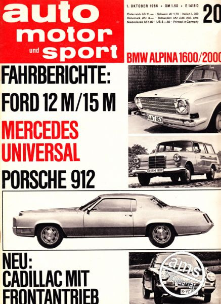 Auto Motor Sport, 01.10.1966 bis 14.10.1966