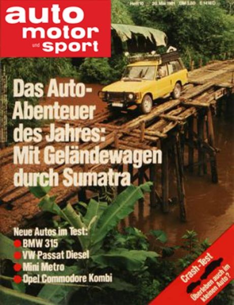 Auto Motor Sport, 20.05.1981 bis 02.06.1981