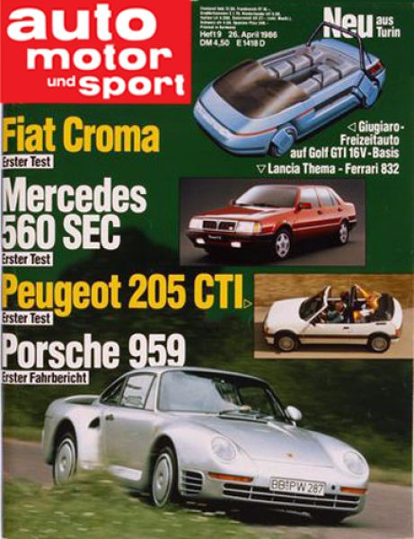 Auto Motor Sport, 26.04.1986 bis 09.05.1986