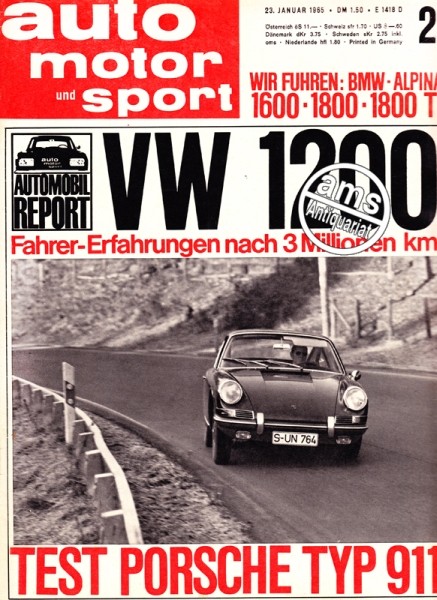 Auto Motor Sport, 23.01.1965 bis 05.02.1965