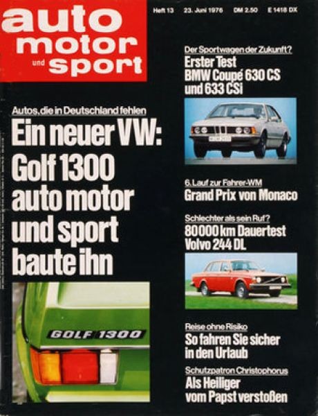 Auto Motor Sport, 23.06.1976 bis 06.07.1976