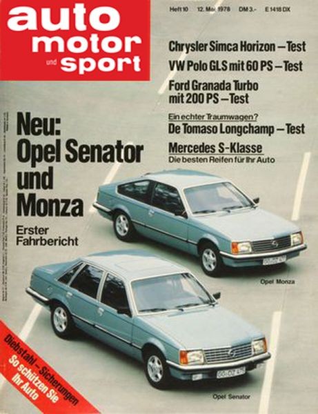Auto Motor Sport, 12.05.1978 bis 25.05.1978