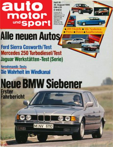 Auto Motor Sport, 30.08.1986 bis 12.09.1986