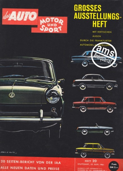 Auto Motor Sport, 23.09.1961 bis 06.10.1961