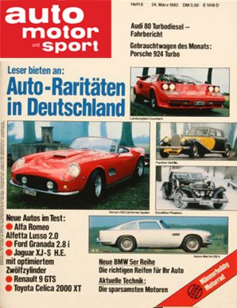 Auto Motor Sport, 24.03.1982 bis 06.04.1982