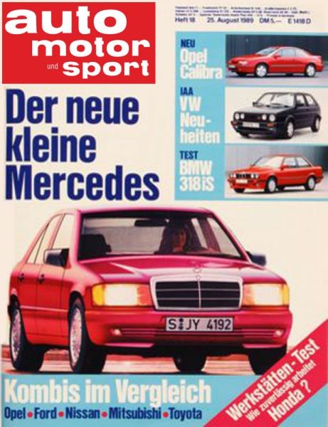 Auto Motor Sport, 25.08.1989 bis 07.09.1989
