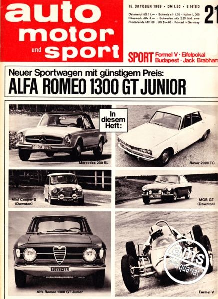 Auto Motor Sport, 15.10.1966 bis 28.10.1966