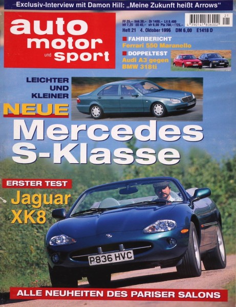 Auto Motor Sport, 04.10.1996 bis 17.10.1996