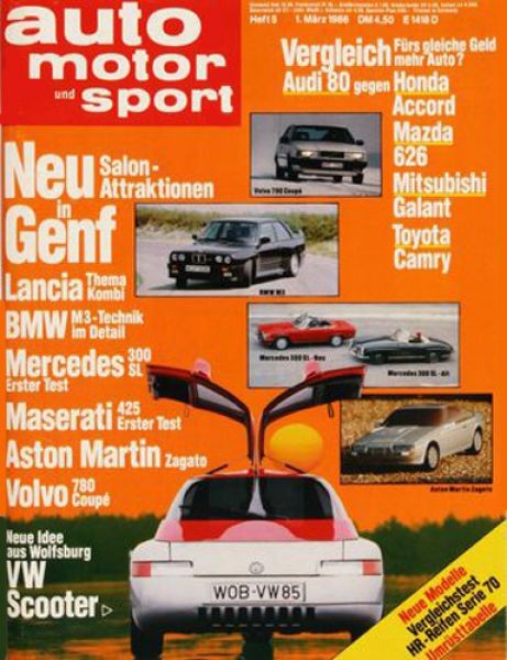 Auto Motor Sport, 01.03.1986 bis 14.03.1986