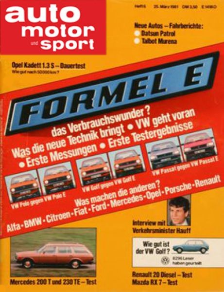 Auto Motor Sport, 25.03.1981 bis 07.04.1981