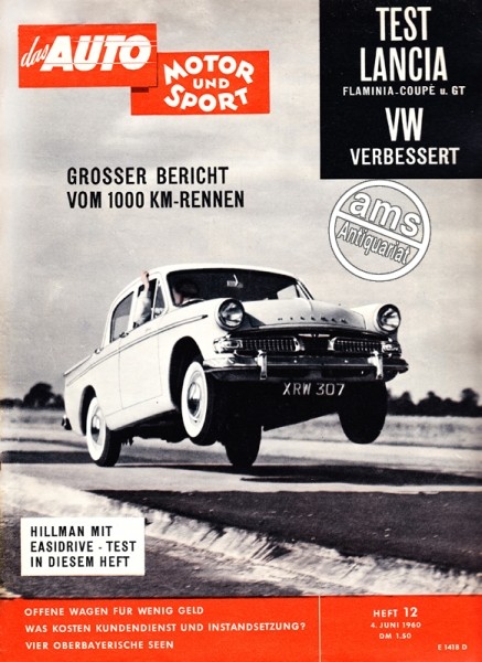 Auto Motor Sport, 04.06.1960 bis 17.06.1960