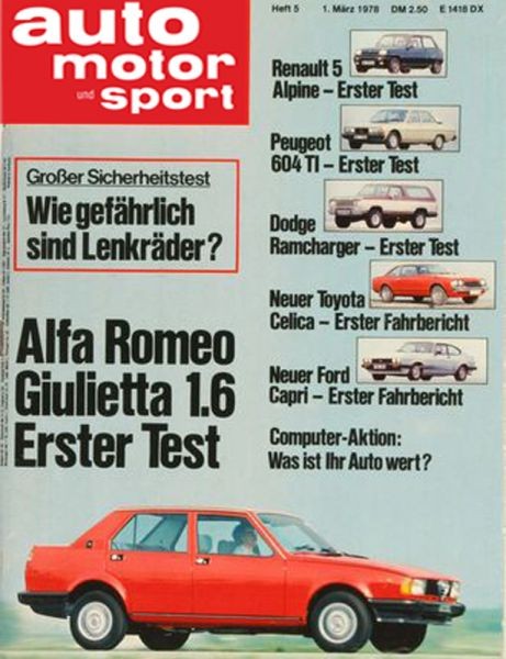 Auto Motor Sport, 01.03.1978 bis 14.03.1978
